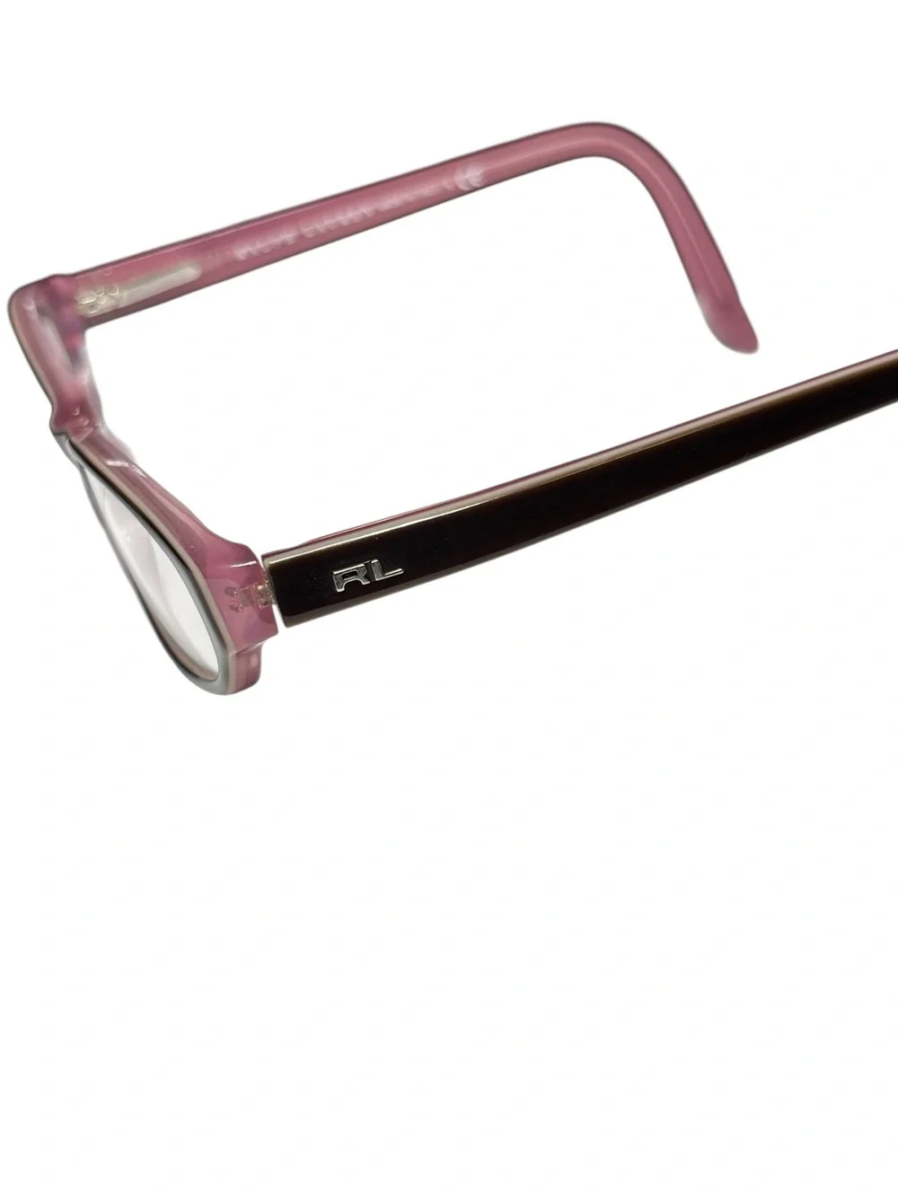 Vintage Y2K‎ Ralph Lauren Italy RL 6012 5014 48-16-135 Pink Eye Glasses Frames